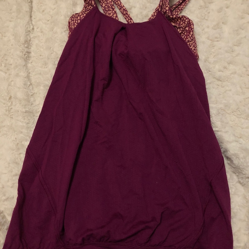 tank top with a built in sports bra